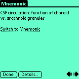 Screenshot of viewing flashcard