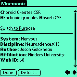 Screenshot of viewing flashcard